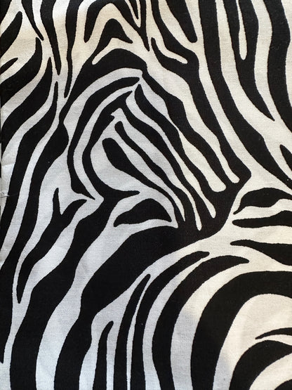 zebra pattern fabric