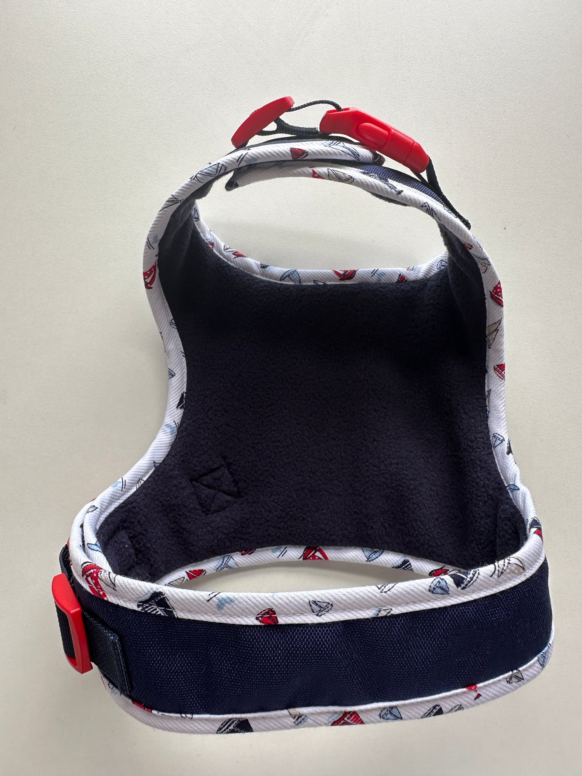 Navy Dachshund Harness - Wieners Wardrobe